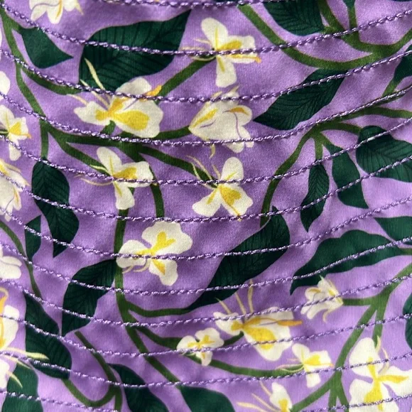 AGUA BY AGUA BENDITA IPANEMA DOS GARDENIA FLORAL BIKINI BOTTOM NWT SIZE M - Picture 6 of 10